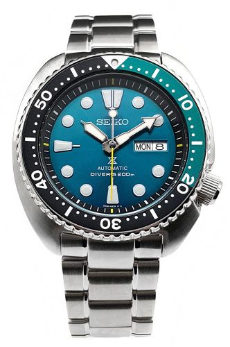 Seiko Prospex Diver Turtle Stainless Steel / Green / Bracelet